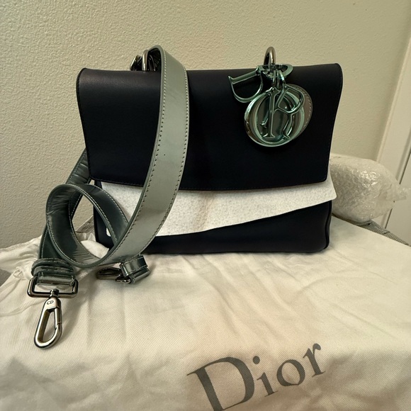 Dior Black and Mint Shoulder Bag - Picture 1 of 14